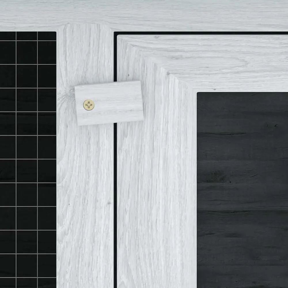 vidaXL Productos Para Mascotas-Conejera jaula de animales con doble piso de madera