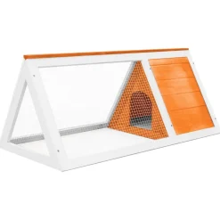 vidaXL Productos Para Mascotas-Conejera jaula de animales de madera