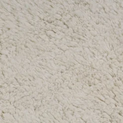vidaXL Conjunto de alfombrillas de baño de tela 2 piezas Blanco New
