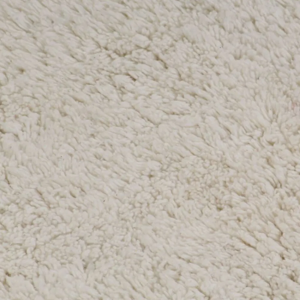 vidaXL Conjunto de alfombrillas de baño de tela 2 piezas Blanco New