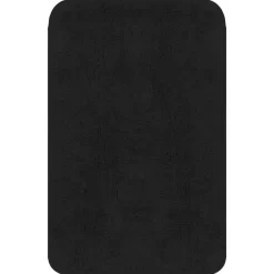 vidaXL Conjunto de alfombrillas de baño de tela 2 piezas Antracita Hot