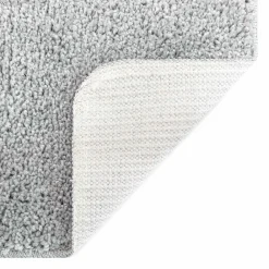 vidaXL Conjunto de alfombra de baño antideslizante 3 pcs PP Gris
