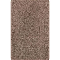 vidaXL Accesorios Para El Baño-Conjunto de alfombra de baño antideslizante 2 pcs Marrón PP