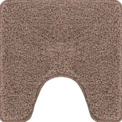 vidaXL Accesorios Para El Baño-Conjunto de alfombra de baño antideslizante 3 pcs Marrón PP