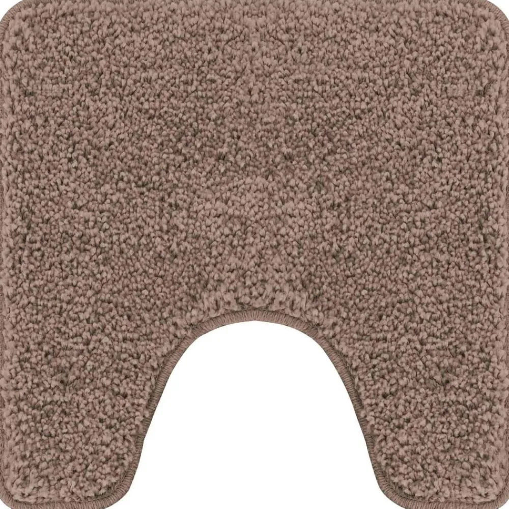 vidaXL Accesorios Para El Baño-Conjunto de alfombra de baño antideslizante 3 pcs Marrón PP