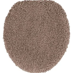 vidaXL Accesorios Para El Baño-Conjunto de alfombra de baño antideslizante 3 pcs Marrón PP