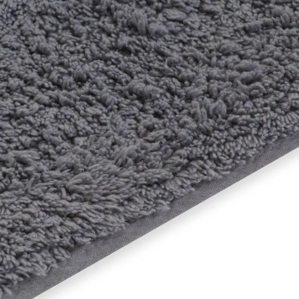 vidaXL Accesorios Para El Baño-Conjunto de alfombras de baño de tela 2 piezas