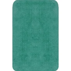 vidaXL Conjunto de alfombrillas de baño de tela 3 piezas turquesa Tuquesa Best