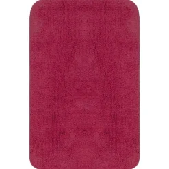 vidaXL Conjunto de alfombrillas de baño de tela 3 piezas fucsia Online