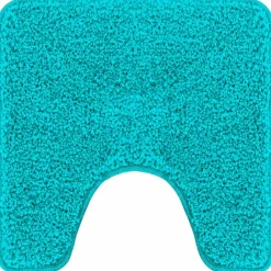 vidaXL Conjunto de alfombra de baño antideslizante 2 pcs PP Tuquesa Online
