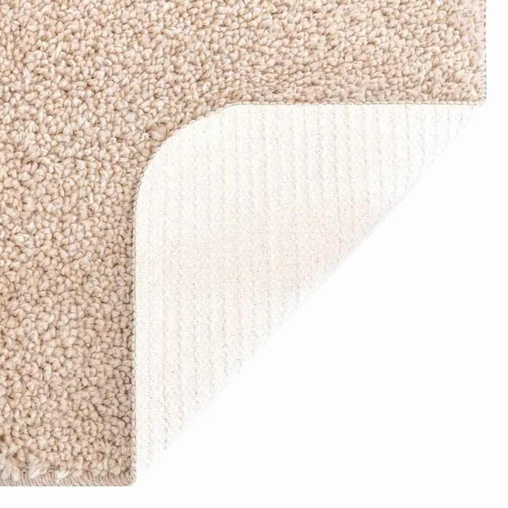 vidaXL Conjunto de alfombra de baño antideslizante 2 pcs PP Crema Hot