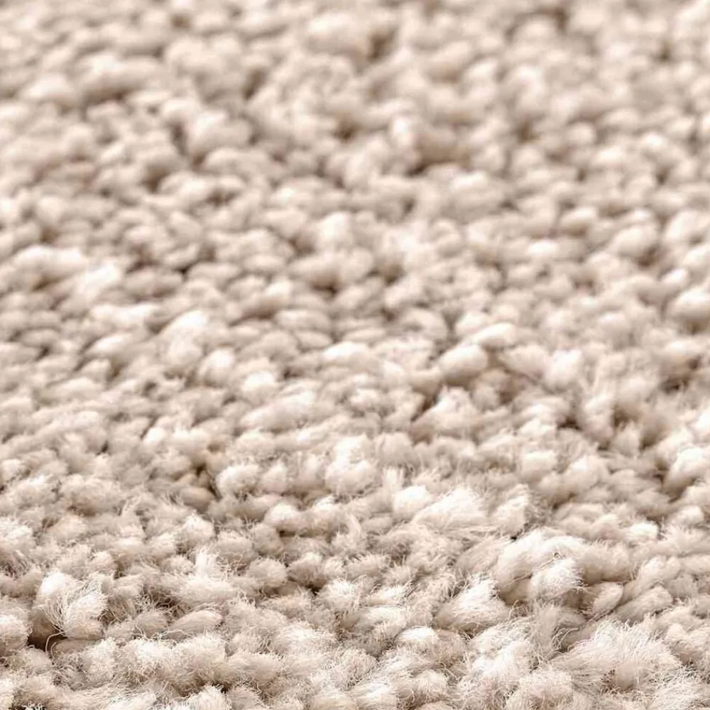vidaXL Conjunto de alfombra de baño antideslizante 2 pcs PP Crema Hot