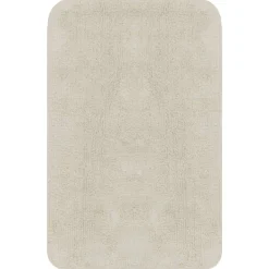 vidaXL Conjunto de alfombrillas de baño de tela 3 piezas Blanco Hot