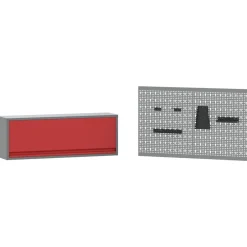 vidaXL Accesorios De Bricolaje-Conjunto de armarios de trabajo con cajón Manual 5 pcs