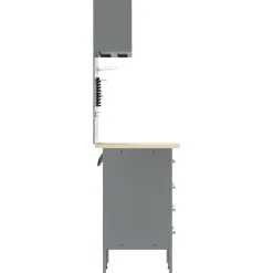 vidaXL Accesorios De Bricolaje-Conjunto de armarios de trabajo con cajón Manual 5 pcs