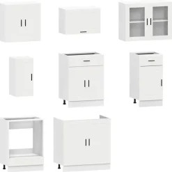 vidaXL Conjunto de armarios de cocina