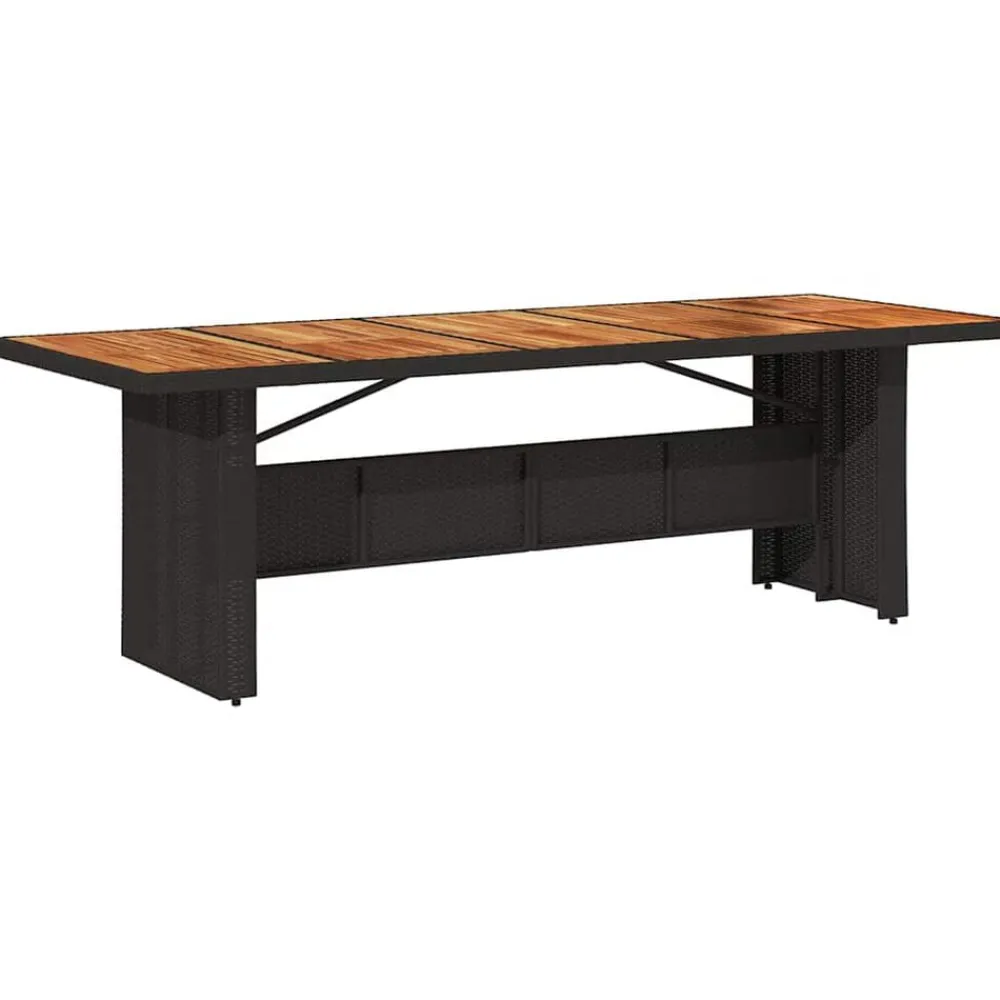 vidaXL Muebles De Jardín-Conjunto de Comedor de Jardín 11 pcs ratán sintético
