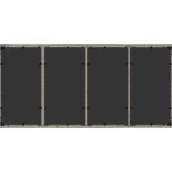 vidaXL Muebles De Jardín-Conjunto de Comedor de Jardín 7 pcs Gris Claro ratán sintético