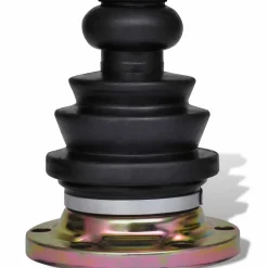 vidaXL Piezas Y Accesorios Para Vehículos-Conjunto de Ejes Negro Metal
