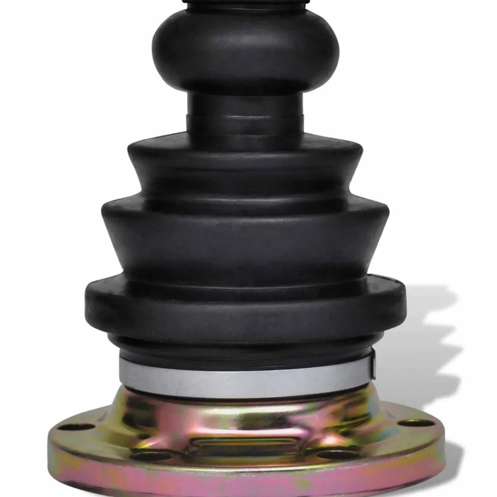 vidaXL Piezas Y Accesorios Para Vehículos-Conjunto de Ejes Negro Metal