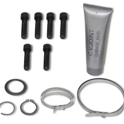 vidaXL Piezas Y Accesorios Para Vehículos-Conjunto de Ejes Negro Metal