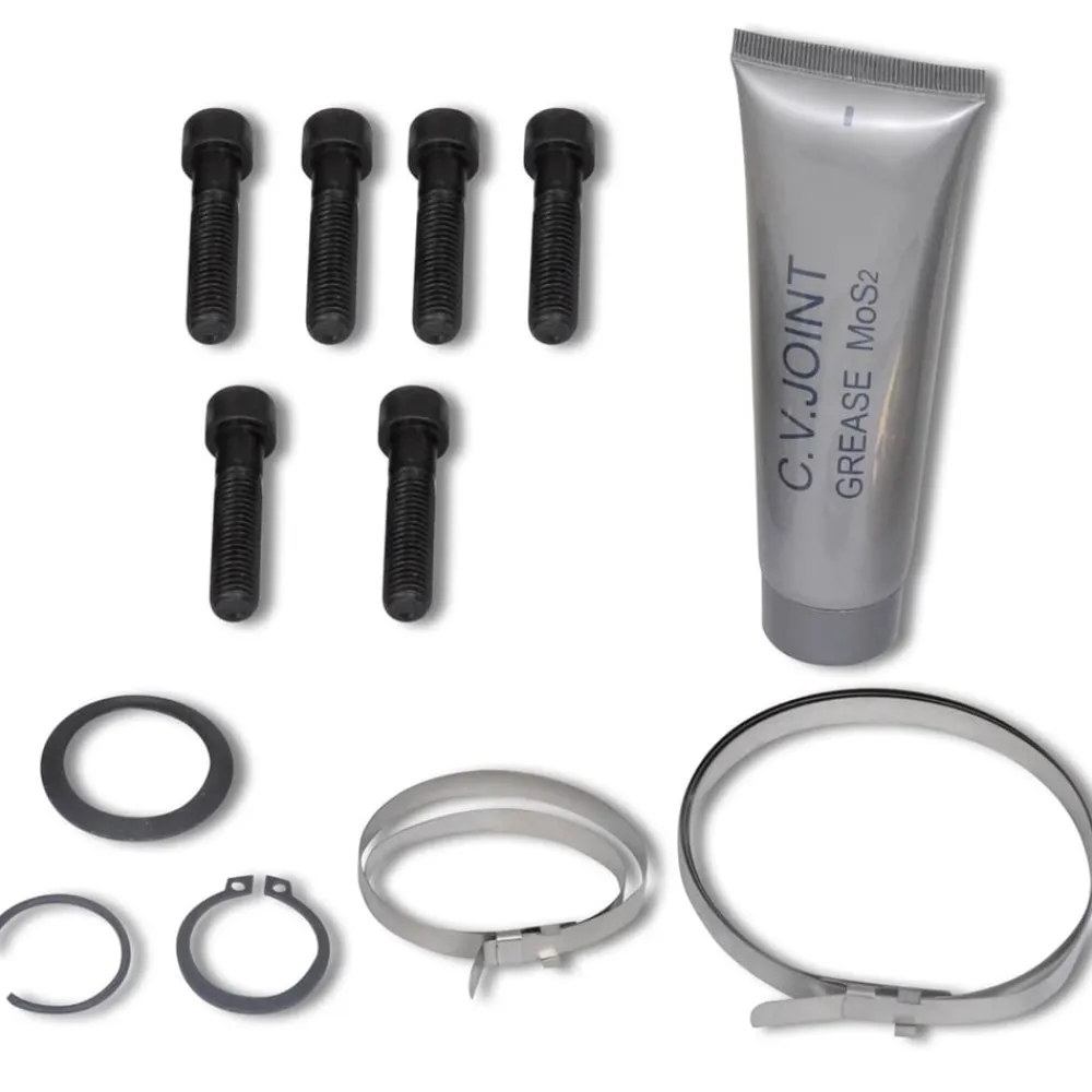 vidaXL Piezas Y Accesorios Para Vehículos-Conjunto de Ejes Negro Metal