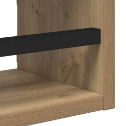 vidaXL Estanterías-Conjunto de estantes de pared 3 pcs Roble artesanal 40x16x14cm