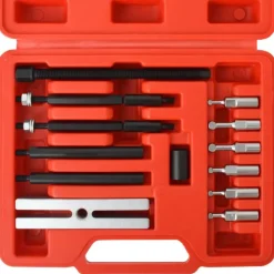 vidaXL Equipo & Herramientas De Taller-Conjunto de extractores de rodamientos pequeños 19 unidades