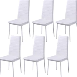 vidaXL Conjunto de mesa de comedor 7 piezas blanco y negro Negro y blanco Outlet