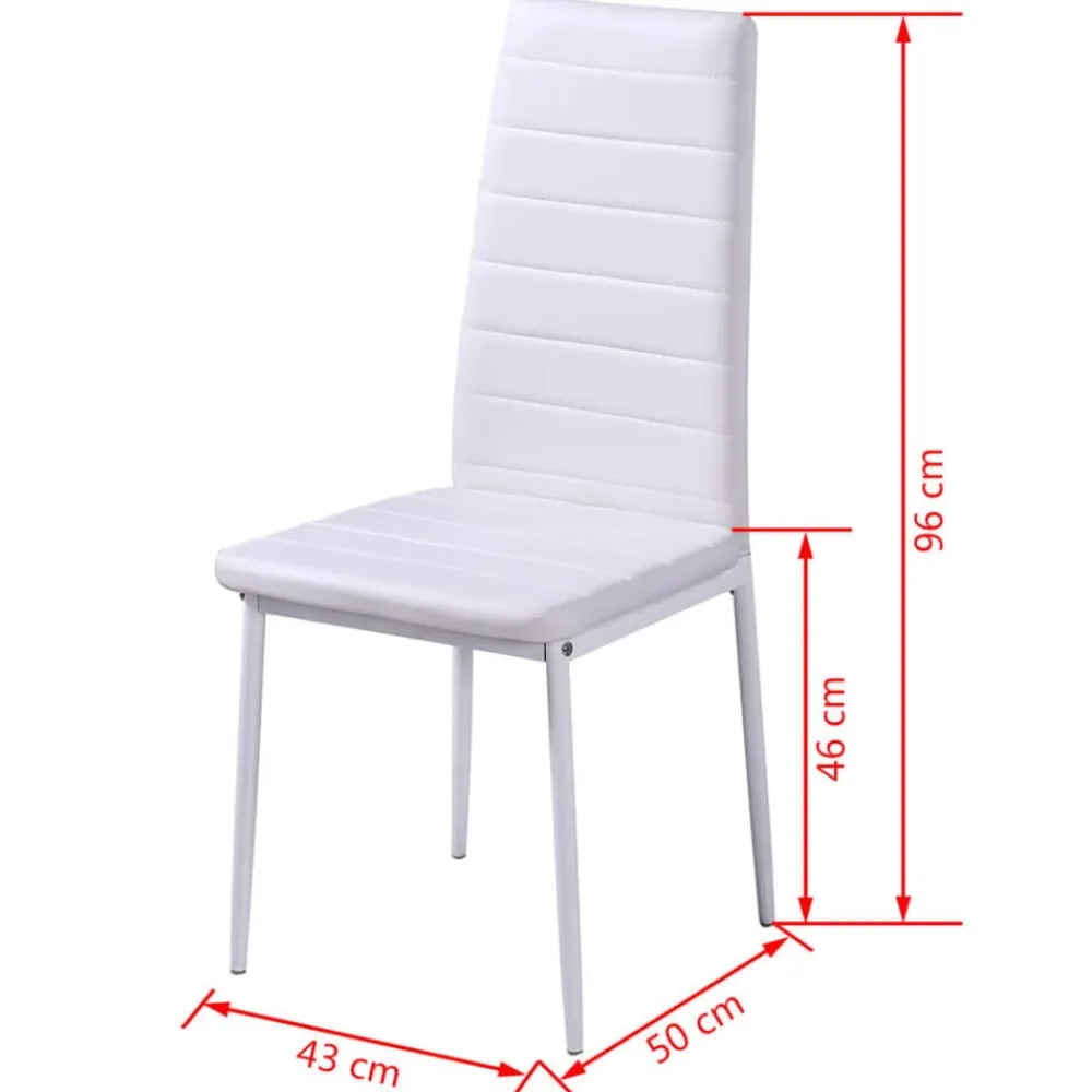 vidaXL Conjunto de mesa de comedor 7 piezas blanco y negro Negro y blanco Outlet