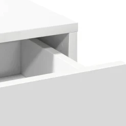 vidaXL Armarios Y Almacenamiento-Conjunto de mesa de vestidor con LED 3 pcs Madera de ingeniería