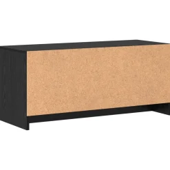 vidaXL Conjunto de mueble de TV 90 x 35 x 40 cm Roble negro New
