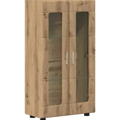 vidaXL Conjunto de mueble de TV con cajón FLORIN Roble artesanal Roble artisan Discount