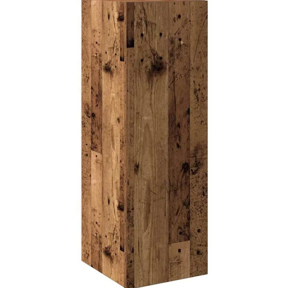 vidaXL Muebles Tv-Conjunto de mueble de TV 5 piezas montado la pared madera vieja