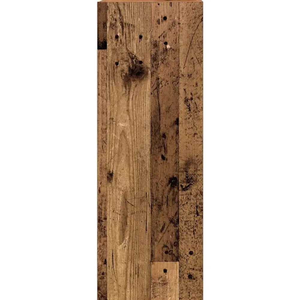 vidaXL Muebles Tv-Conjunto de mueble de TV 5 piezas montado la pared madera vieja