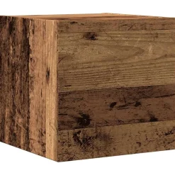 vidaXL Muebles Tv-Conjunto de mueble de TV 5 piezas montado la pared madera vieja