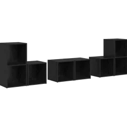 vidaXL Muebles Tv-Conjunto de mueble de TV 6 pcs Madera contrachapada