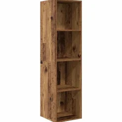 vidaXL Muebles Tv-Conjunto de mueble de TV 2 pcs Marrón 37 x 37 x 142,5 cm