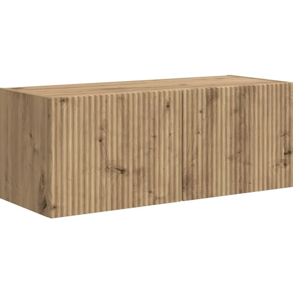 vidaXL Conjunto de mueble de TV 3 pcs Roble artesanal Roble artisan New