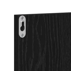 vidaXL Conjunto de muebles de recibidor 6 pcs Madera de ingeniería Roble negro Discount