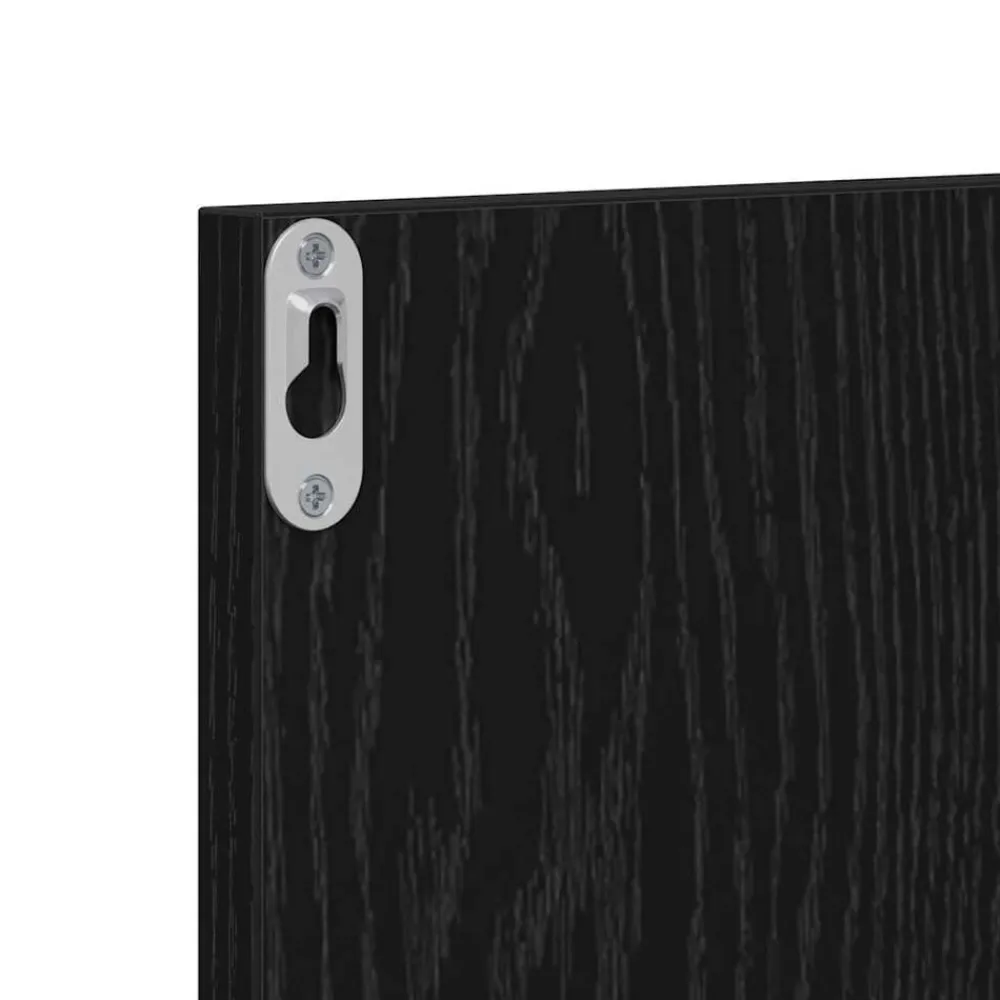 vidaXL Conjunto de muebles de recibidor 6 pcs Madera de ingeniería Roble negro Discount