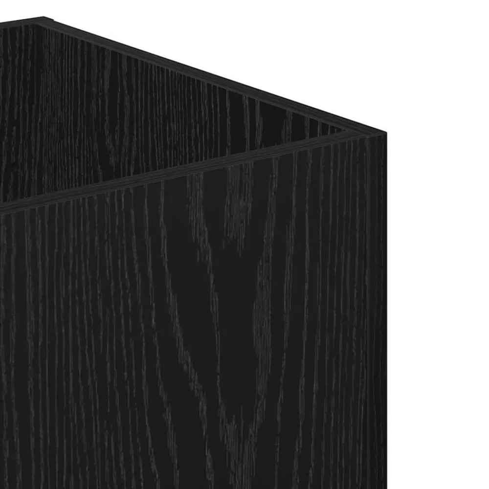 vidaXL Conjunto de muebles de recibidor 6 pcs Madera de ingeniería Roble negro Discount