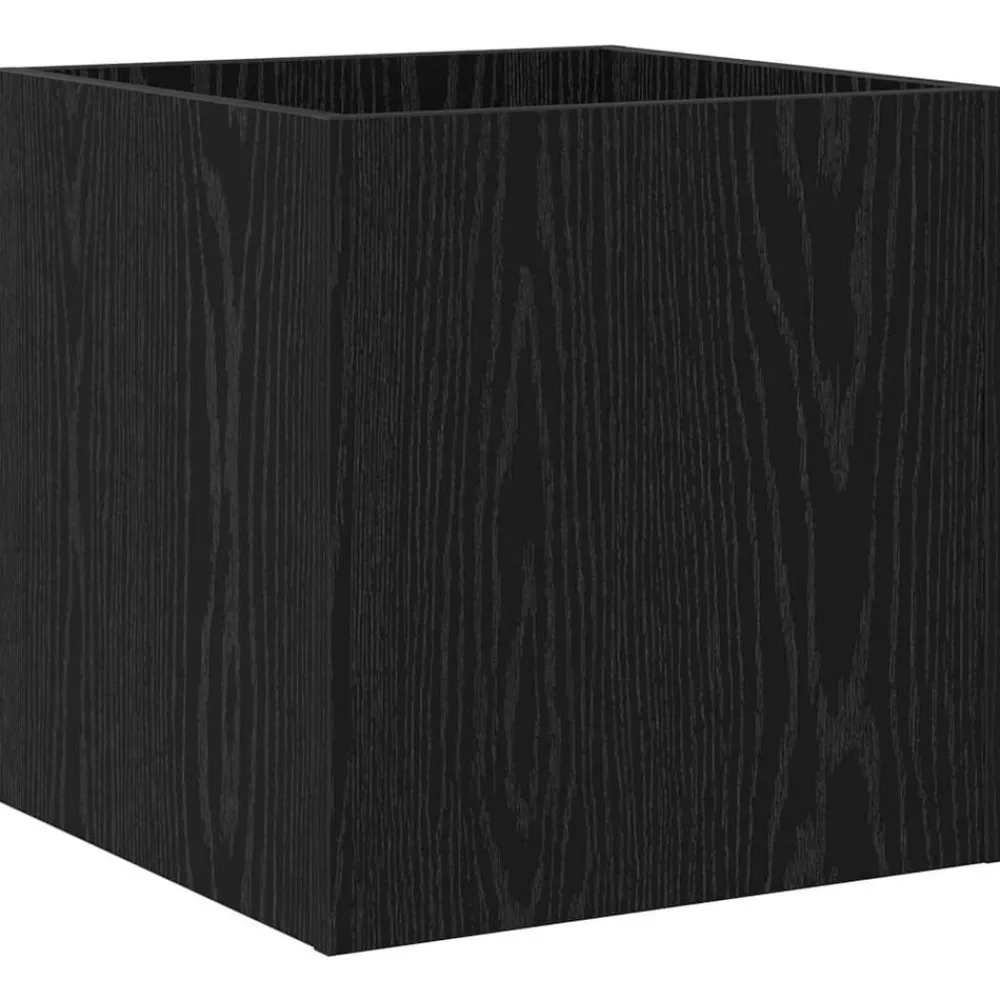 vidaXL Conjunto de muebles de recibidor 6 pcs Madera de ingeniería Roble negro Discount