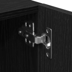 vidaXL Conjunto de mueble de TV 2 pcs Negro 180 x 35 x 40 cm Roble negro Sale