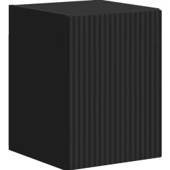 vidaXL Conjunto de mueble de TV 5 pcs Madera de ingeniería Negro Clearance