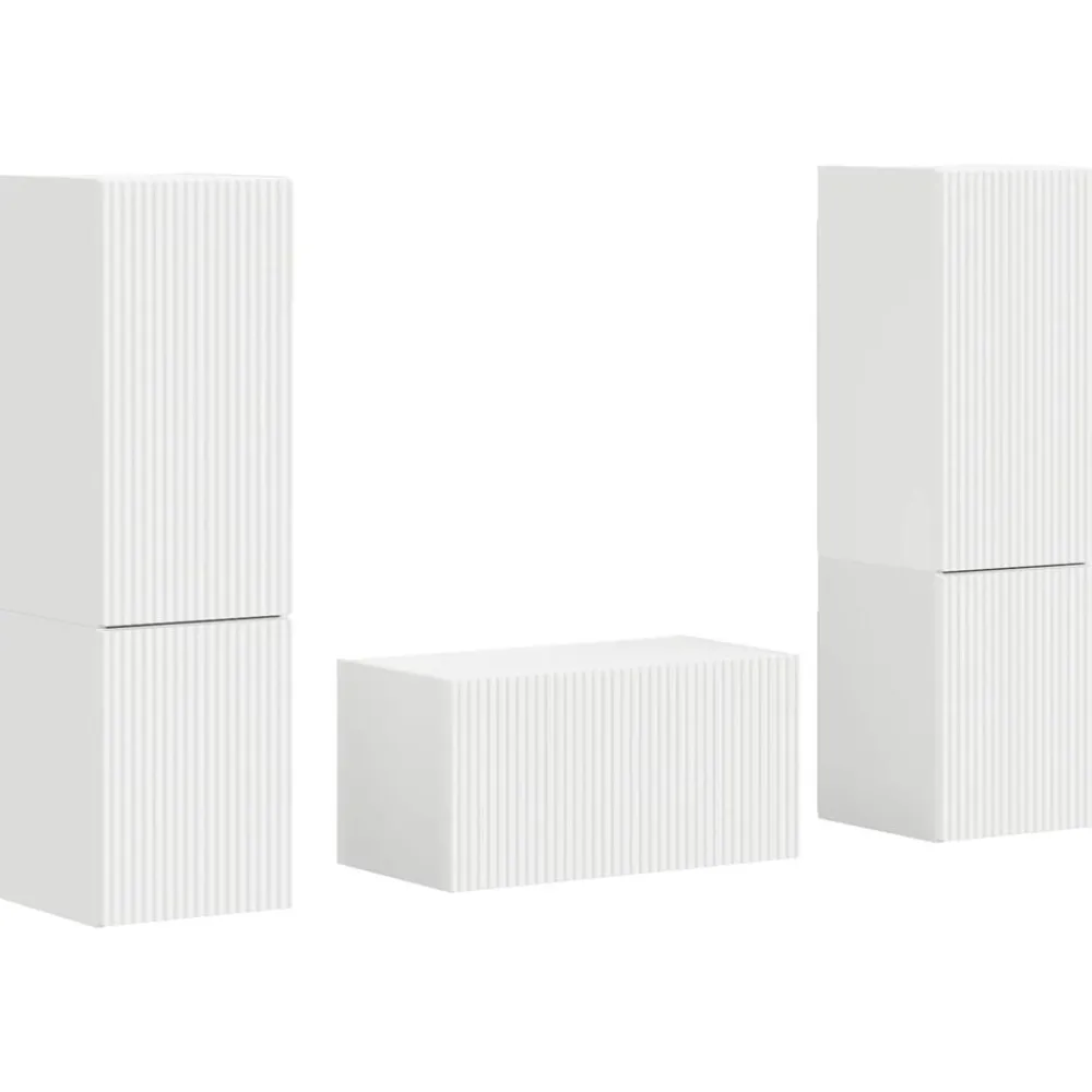 vidaXL Muebles Tv-Conjunto de mueble de TV 5 pcs Madera de ingeniería