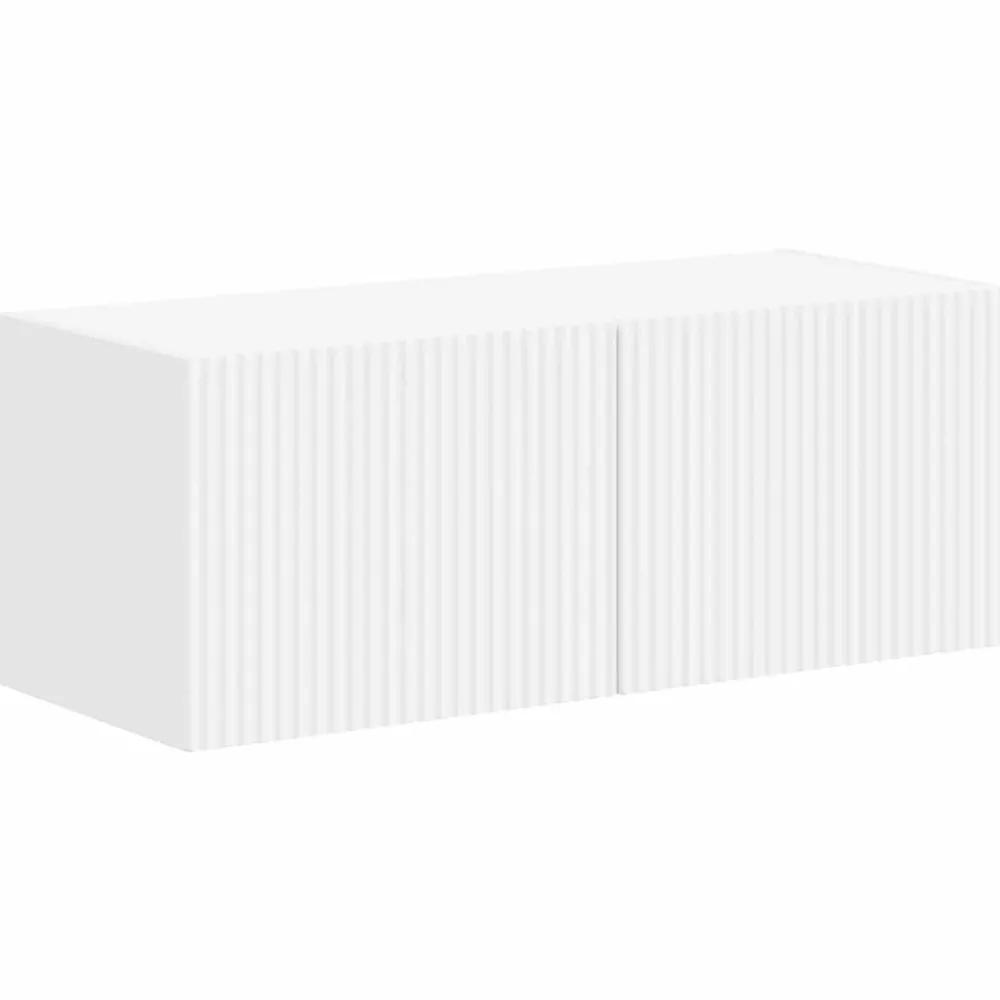 vidaXL Conjunto de mueble de TV 4 pcs Madera de ingeniería White Hot