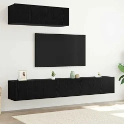 vidaXL Muebles Tv-Conjunto de mueble de TV 3 pcs Madera de ingeniería