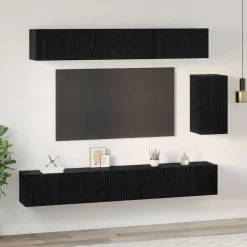 vidaXL Muebles Tv-Conjunto de mueble de TV 6 pcs Madera de ingeniería