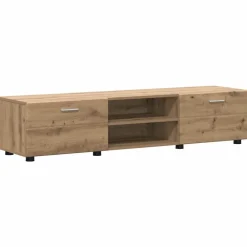 vidaXL Conjunto de mueble de TV con cajón FLORIN Roble artesanal Roble artisan New